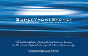 superyacht sydney